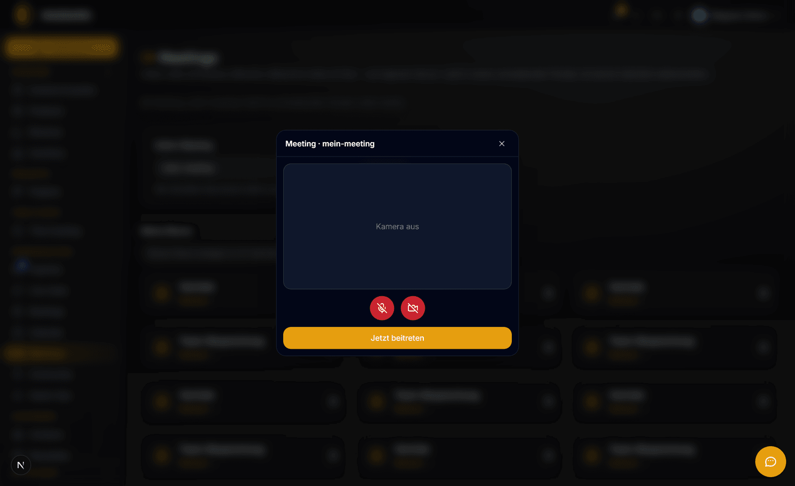 Screen & chat